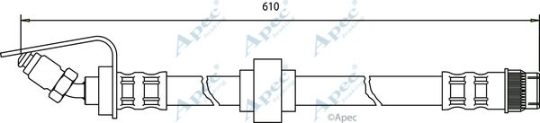 APEC BRAKING Тормозной шланг HOS3181